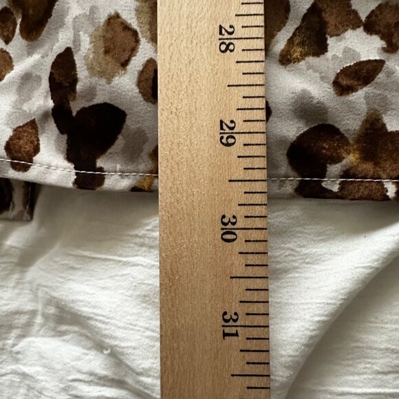 Susan Graver Women's Leopard Print Button-Up Shirt 3XLP 4 Pockets - Picture 11 of 12